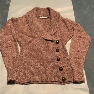 Large CATO Brown and Tan Sweater